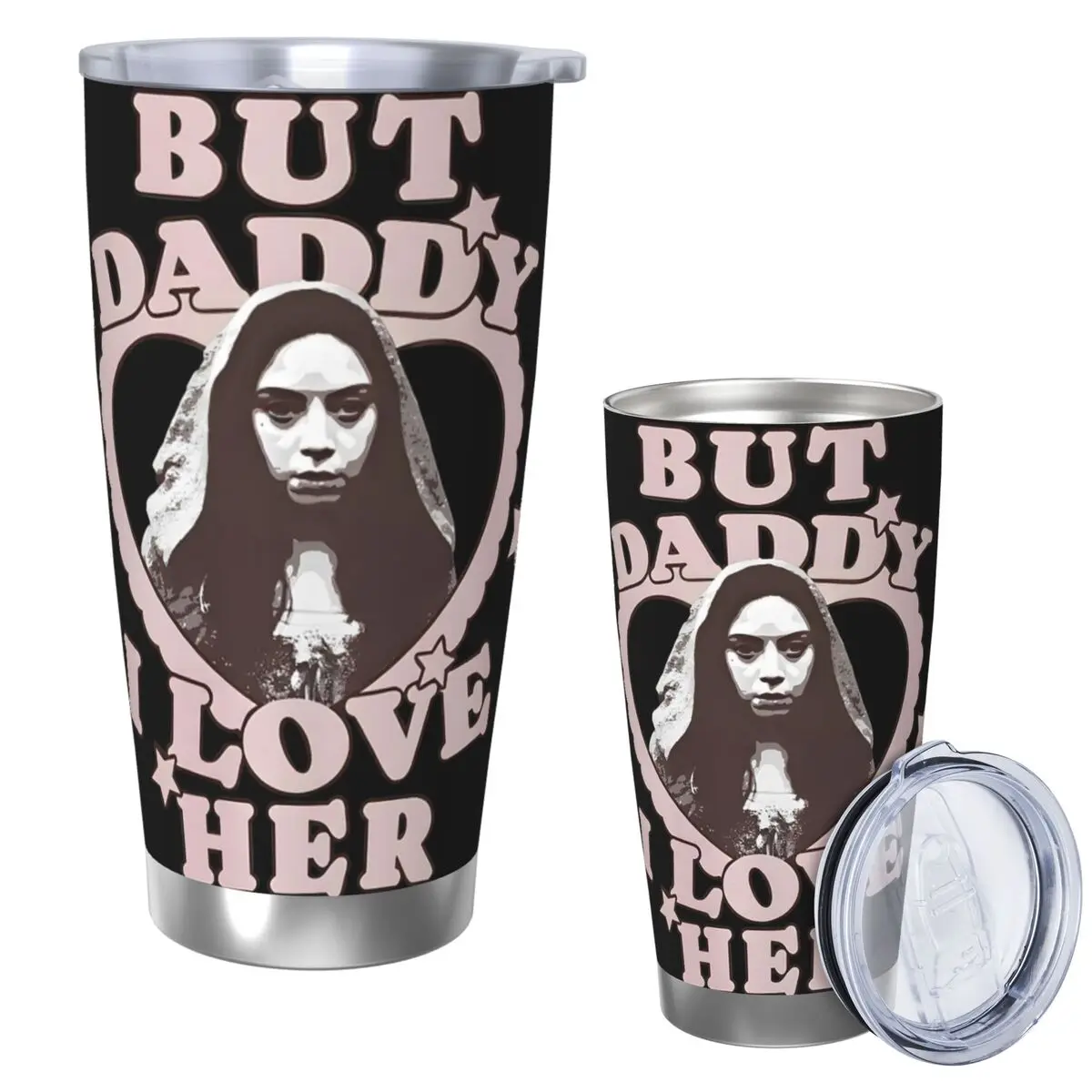But Daddy I Love Her Aubrey Plaza Is Rio Vidal Стакан из нержавеющей стали с вакуумной изоляцией, термохолодная чашка, соломинки, крышка, 20 унций
But Daddy I Love Her Aubrey Plaza Is Rio Vidal Стакан из нержавеющей стали с вакуумной изоляцией, термохолодная чашка, соломинки, крышка, 20 унций