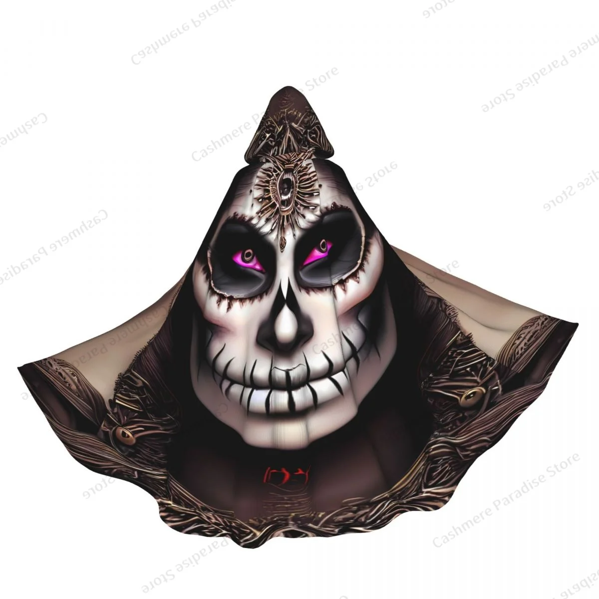 Day Of The Dead Sugar Hooded Cloak Polyester Unisex Witch Cape Costume Accessory Vampire
Day Of The Dead Sugar Hooded Cloak Polyester Unisex Witch Cape Costume Accessory Vampire