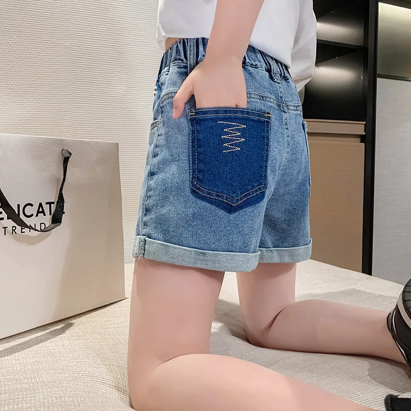Korean Style Girls Jeans Short 2023 Summer Kids Casual Solid Clothes Baby Cotton Trousers Children's Fashion Denim Shorts Pants
Korean Style Girls Jeans Short 2023 Summer Kids Casual Solid Clothes Baby Cotton Trousers Children's Fashion Denim Shorts Pants