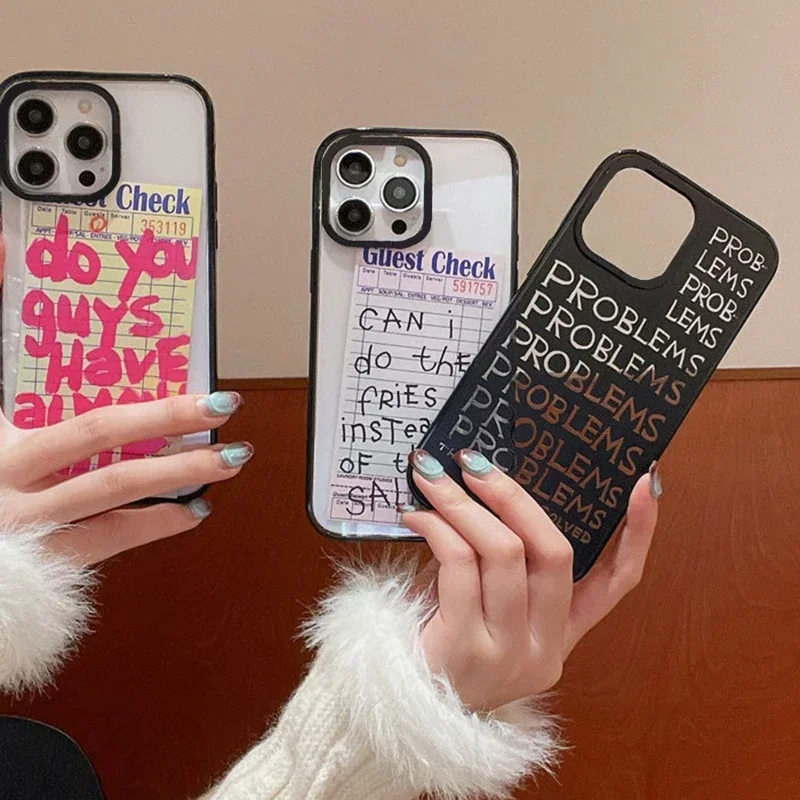 Upgrade Acrylic Border Problem Phone Case Cover for IPhone 11 12 13 14 15 Pro Max Case for IPhone 15 Pro Max
Upgrade Acrylic Border Problem Phone Case Cover for IPhone 11 12 13 14 15 Pro Max Case for IPhone 15 Pro Max