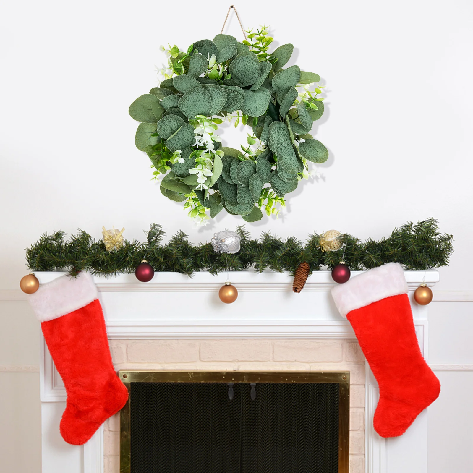 Artificial Leaf Wreath Simulation Plant Garland Decorative Wreath for Door Wall Bedroom Home Office Spring Festival Decoration
Artificial Leaf Wreath Simulation Plant Garland Decorative Wreath for Door Wall Bedroom Home Office Spring Festival Decoration