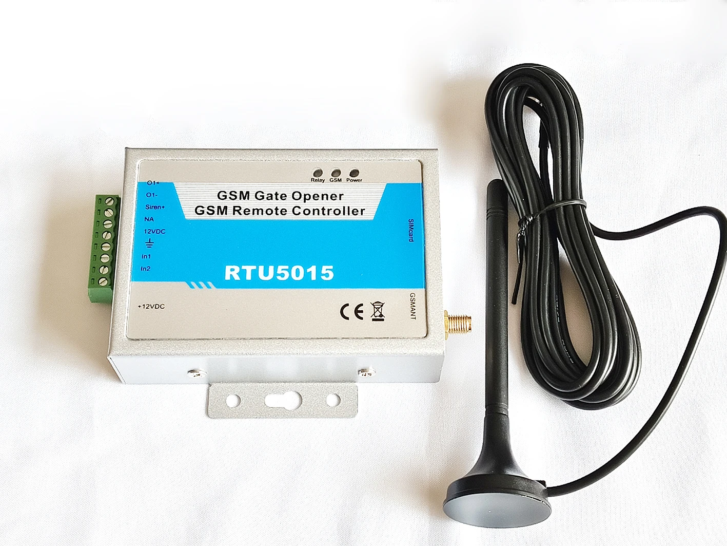RTU5015 2G GSM Gate Garage shutter Door Opener Operator with SMS Remote Control 900/1800MHz 1 Output/2 Inputs
RTU5015 2G GSM Gate Garage shutter Door Opener Operator with SMS Remote Control 900/1800MHz 1 Output/2 Inputs