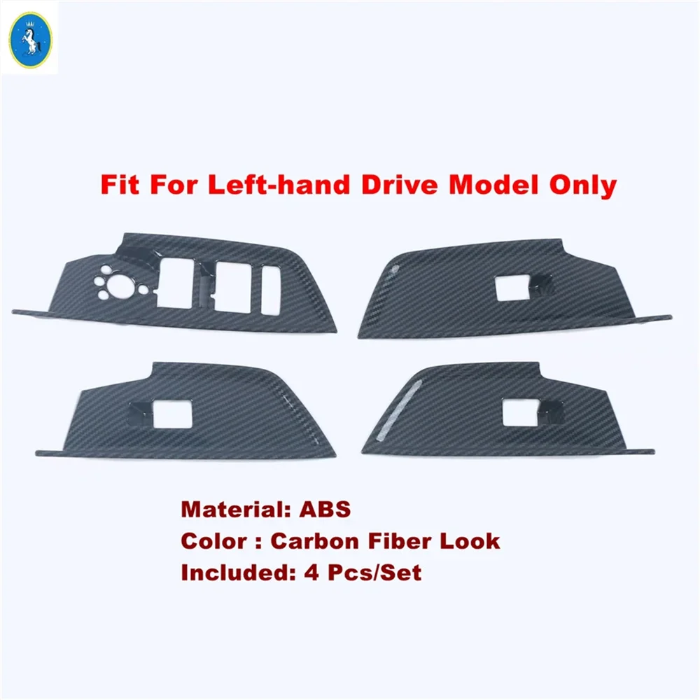Carbon Fiber Look Car Inner Door Bowl / Window Lift Button Frame Accessories Cover Trim For Audi A3 8Y Sedan Sportback 2021 2023
Carbon Fiber Look Car Inner Door Bowl / Window Lift Button Frame Accessories Cover Trim For Audi A3 8Y Sedan Sportback 2021 2023