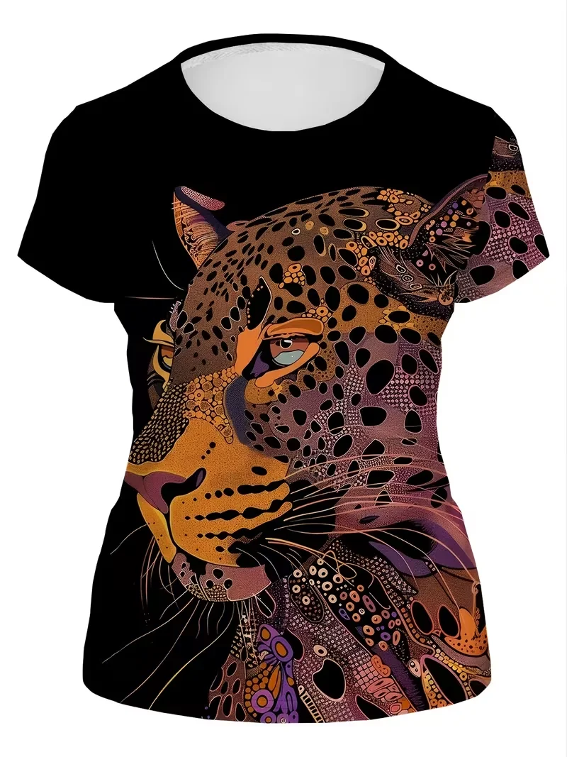 Latest Adult and Children's Cheetah Family Leopard Print 3D European and American Style Personalized T-Shirt
Latest Adult and Children's Cheetah Family Leopard Print 3D European and American Style Personalized T-Shirt