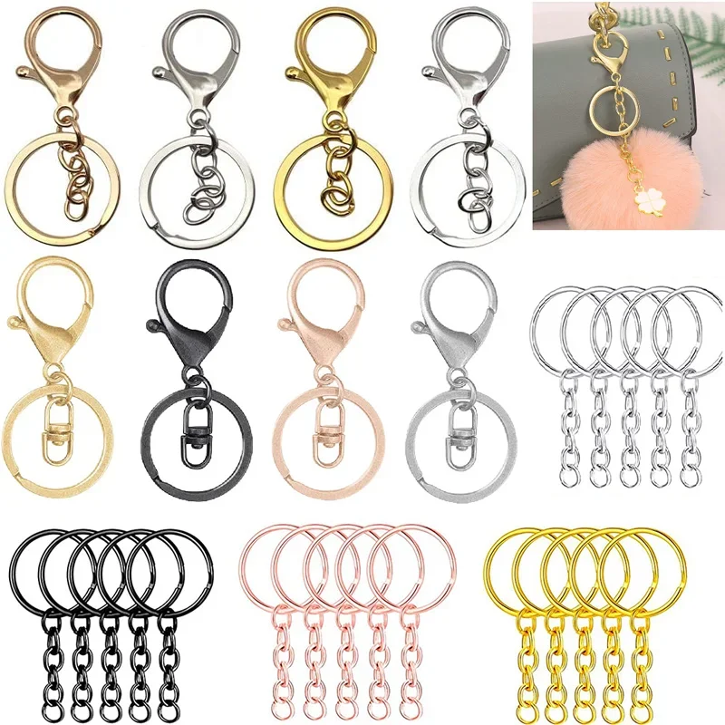 4/8Pcs Lobster Clasps Extension Chain Buckle Swivel Snap Hooks Key Chain Clip Hook Lobster Claw Clasp for DIY Lanyard Key Rings
4/8Pcs Lobster Clasps Extension Chain Buckle Swivel Snap Hooks Key Chain Clip Hook Lobster Claw Clasp for DIY Lanyard Key Rings