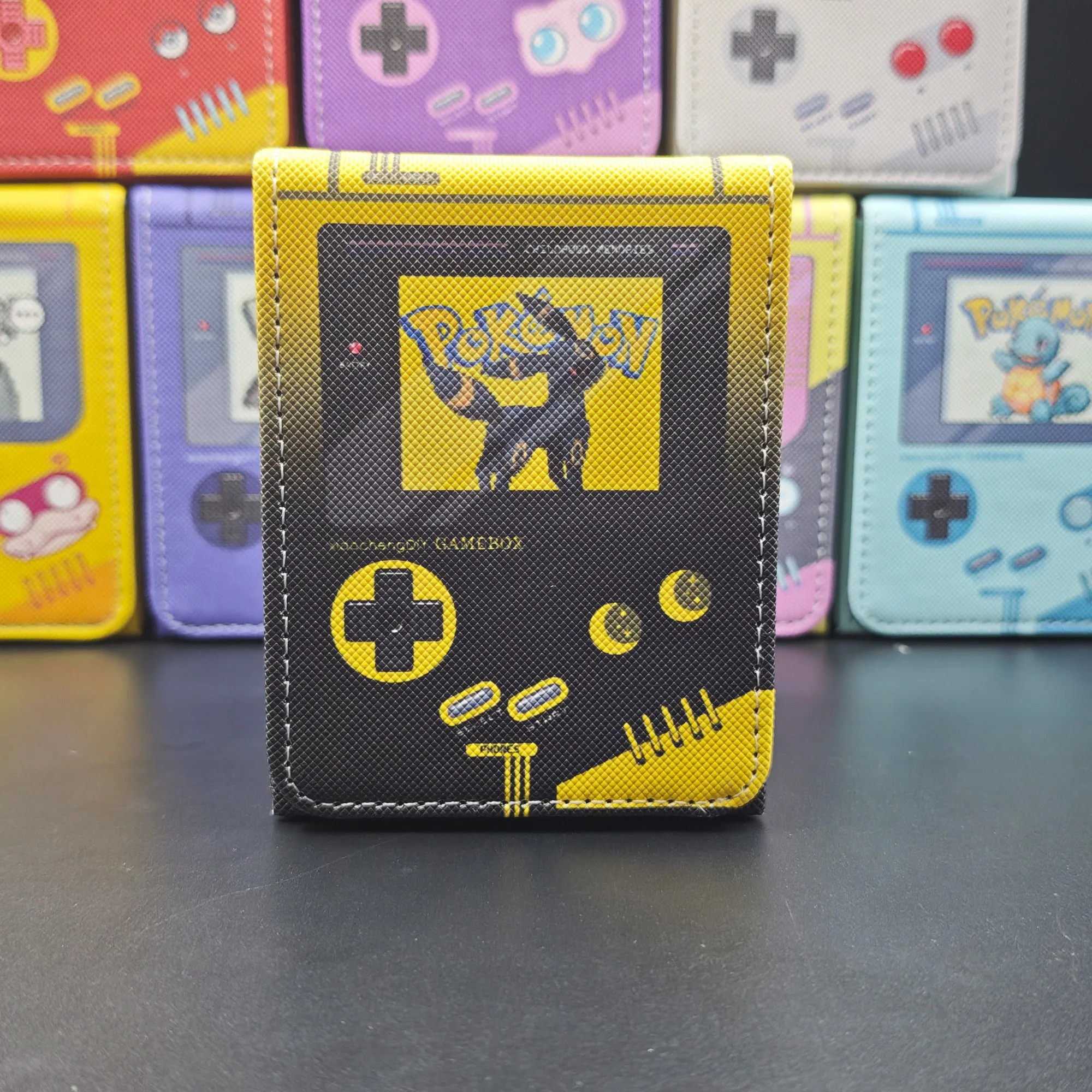 Pokemon Deck box Umbreon self made PTCG card storage box Anime Eevee Pixel style Flip Deck Case Gift
Pokemon Deck box Umbreon self made PTCG card storage box Anime Eevee Pixel style Flip Deck Case Gift