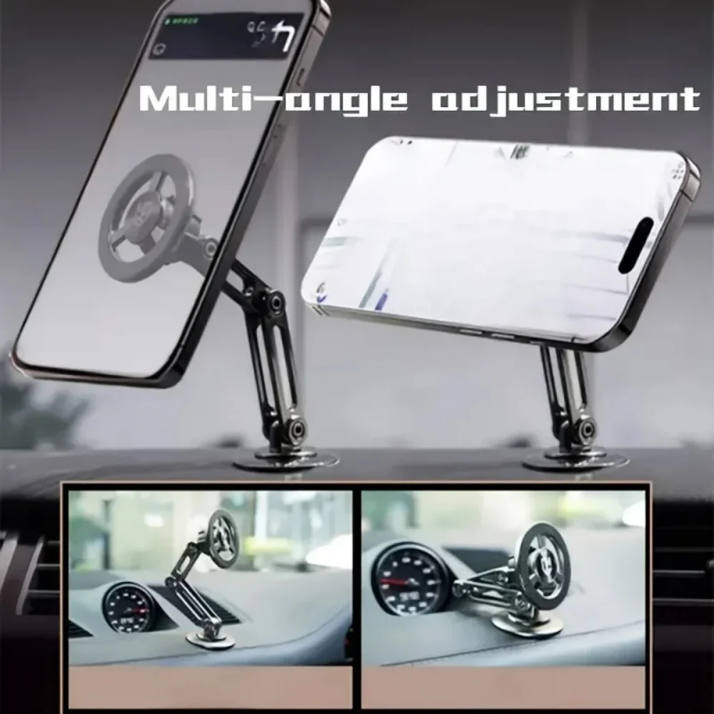 Self-adhesive Foldable Mobile Phone Stand 360° Rotate Strong Magnetic Car Phone Holder Air Vent Magnet Mount Mobile stand in Car
Self-adhesive Foldable Mobile Phone Stand 360° Rotate Strong Magnetic Car Phone Holder Air Vent Magnet Mount Mobile stand in Car