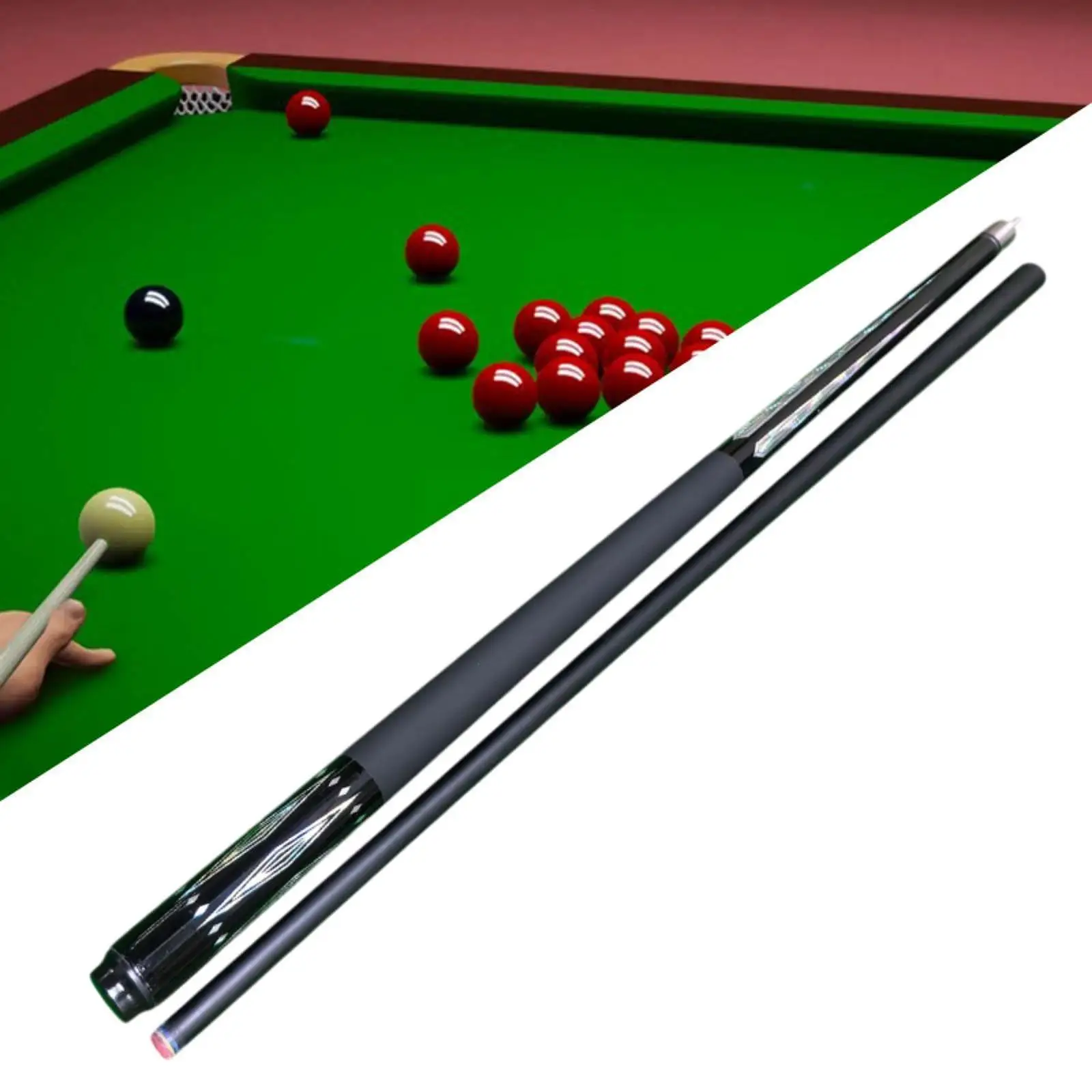 Pool Cue Stick 58" Portable with 13mm Tip Billiard Bar Cue for Pool Table Lightweight 2 Section Professional for Billiard Player
Pool Cue Stick 58" Portable with 13mm Tip Billiard Bar Cue for Pool Table Lightweight 2 Section Professional for Billiard Player