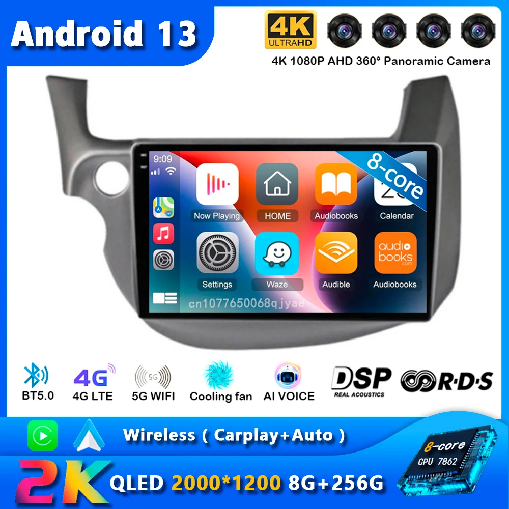 Автомагнитола на Android 13 для HONDA FIT JAZZ 2007 2008 2009 2010-2013, мультимедийный плеер с навигацией, стерео 5G WiFi + 4G BT DVD
Автомагнитола на Android 13 для HONDA FIT JAZZ 2007 2008 2009 2010-2013, мультимедийный плеер с навигацией, стерео 5G WiFi + 4G BT DVD