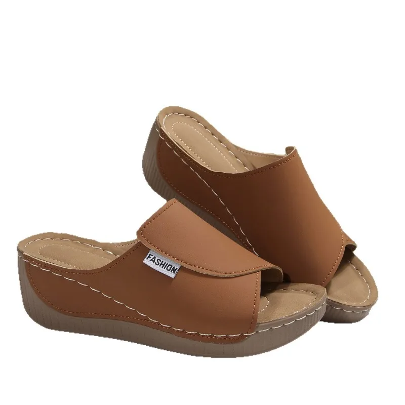 Soft Platform Slippers Women Fashion Peep Toe Wedges Flip Flops Woman Light Med Heel Casual Beach Shoes 2026 New
Soft Platform Slippers Women Fashion Peep Toe Wedges Flip Flops Woman Light Med Heel Casual Beach Shoes 2026 New