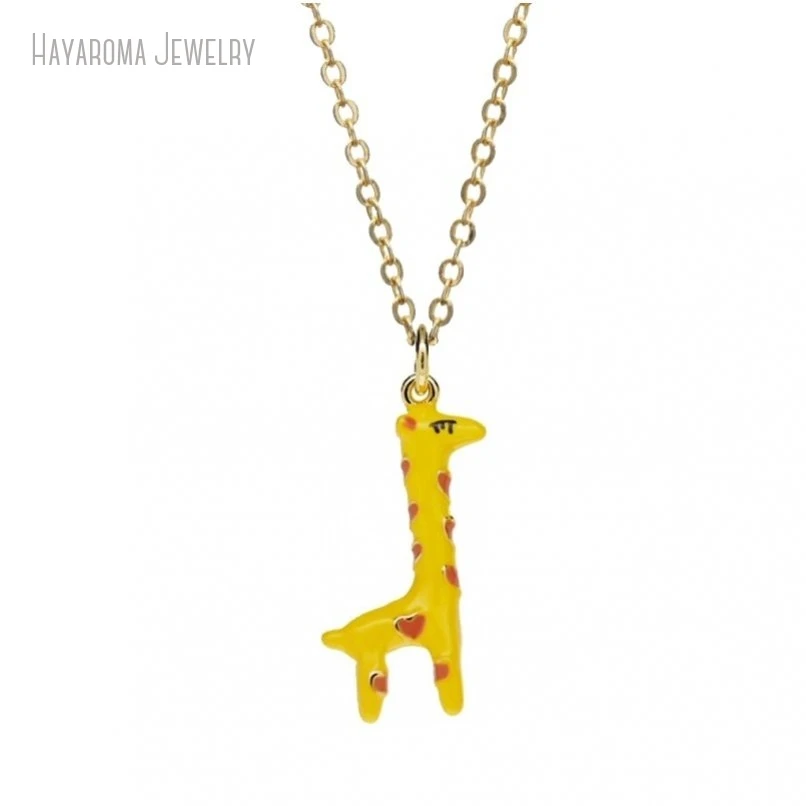 2Pcs Gold Color Chain Wholesale Copper Enamel Metal Jewelry Animal Giraffe Necklace NM51656
2Pcs Gold Color Chain Wholesale Copper Enamel Metal Jewelry Animal Giraffe Necklace NM51656