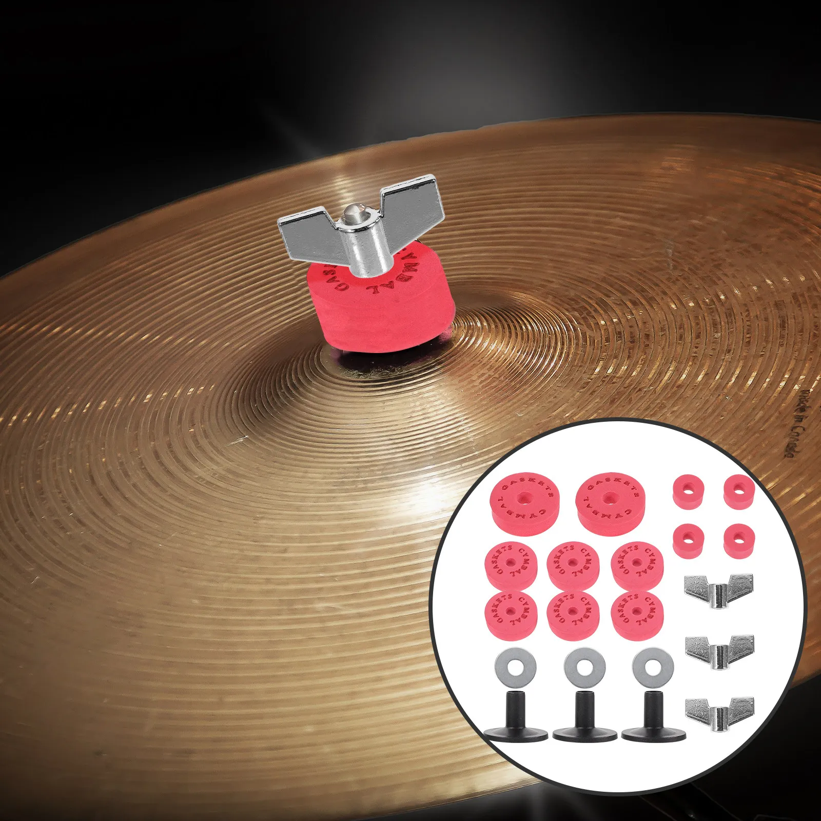 2 Drum Set EVA Cotton Pads Durable Clutch Gaskets for Cymbal Replacement Accessories Suitable Electronic Drums
2 Drum Set EVA Cotton Pads Durable Clutch Gaskets for Cymbal Replacement Accessories Suitable Electronic Drums