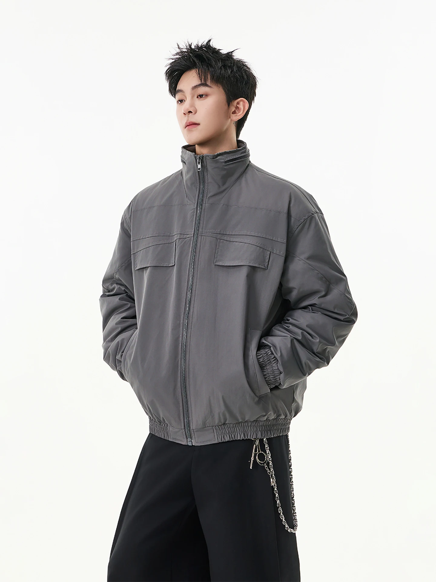 Boyue Detroit Jaet Pure Color Tee-Proof Outdoor Sports Men's Cotton Workwear Stand Collar Military Sle Casual Coat
Boyue Detroit Jaet Pure Color Tee-Proof Outdoor Sports Men's Cotton Workwear Stand Collar Military Sle Casual Coat