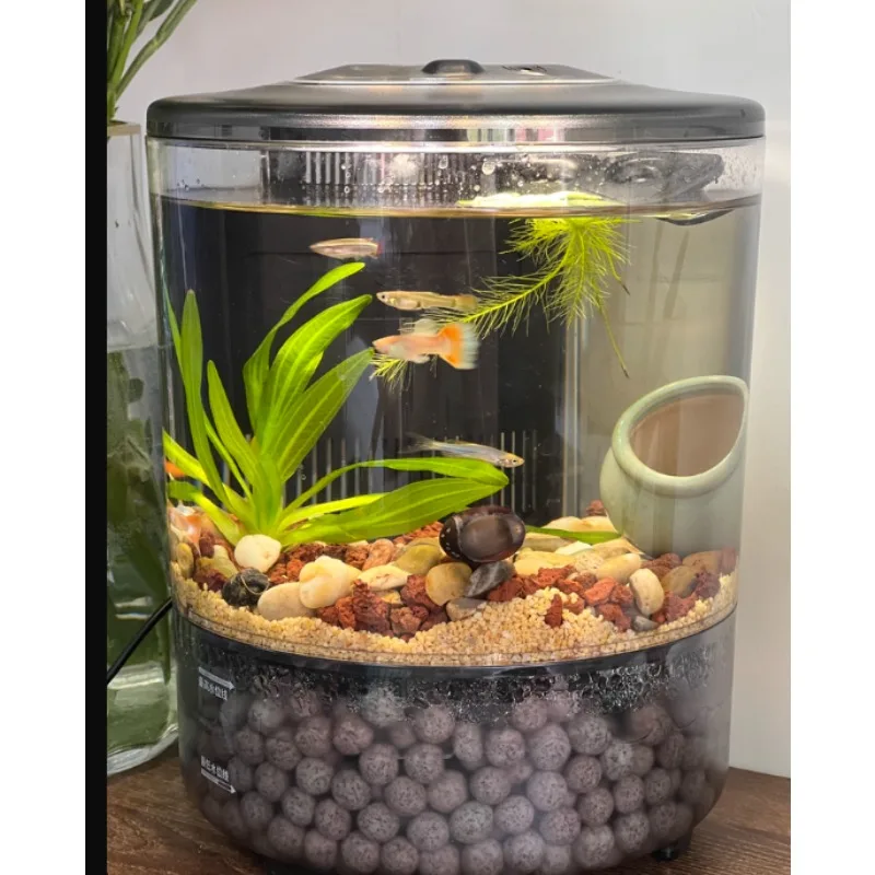 All-in-One Desktop Aquarium with Filter & Oxygen Pump Mini Ecosystem Fish Tank for Betta Home Decor
All-in-One Desktop Aquarium with Filter & Oxygen Pump Mini Ecosystem Fish Tank for Betta Home Decor