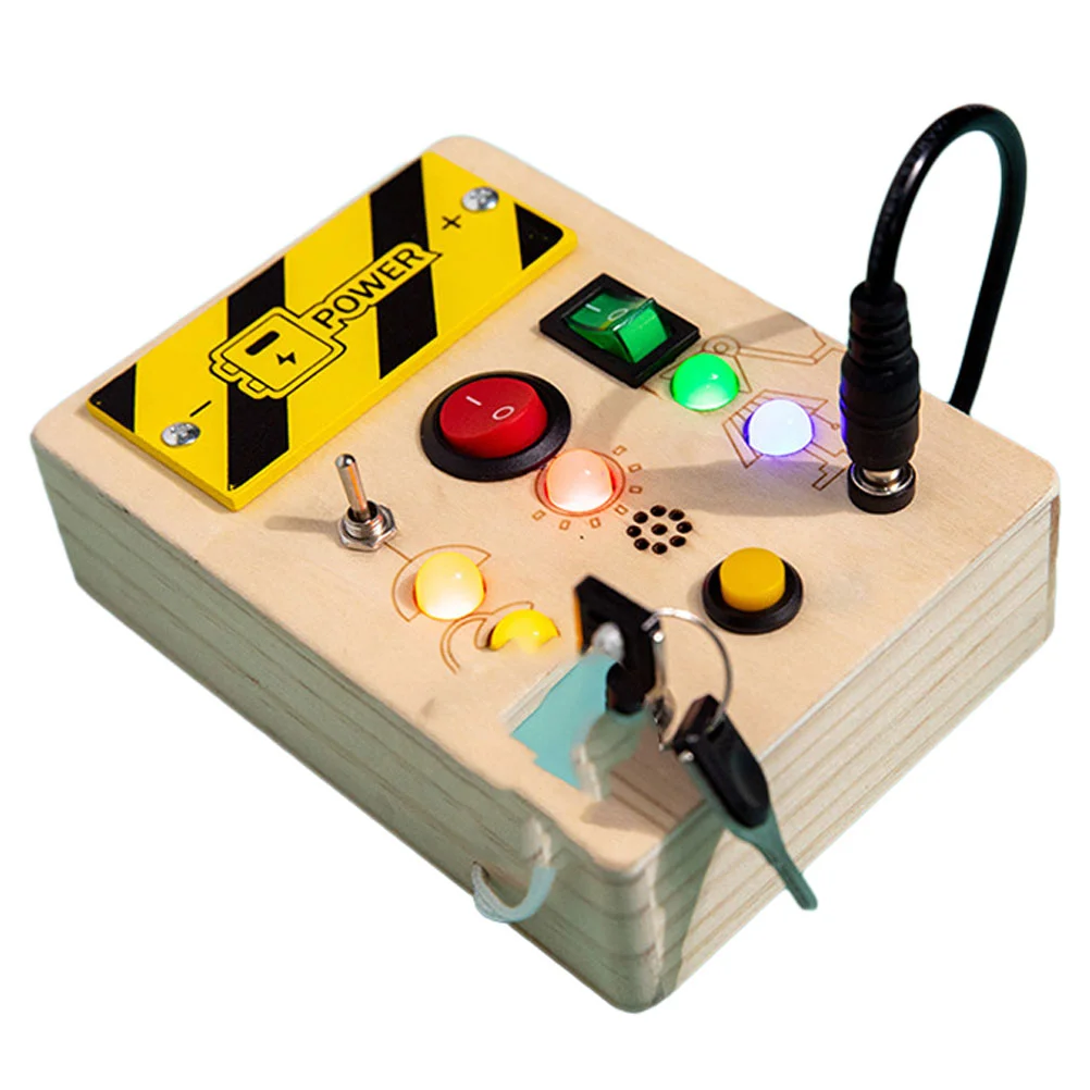 Teaching Aids LED Busy Board Toy Child Children's Toys Wood Educational Light for Toddlers
Teaching Aids LED Busy Board Toy Child Children's Toys Wood Educational Light for Toddlers