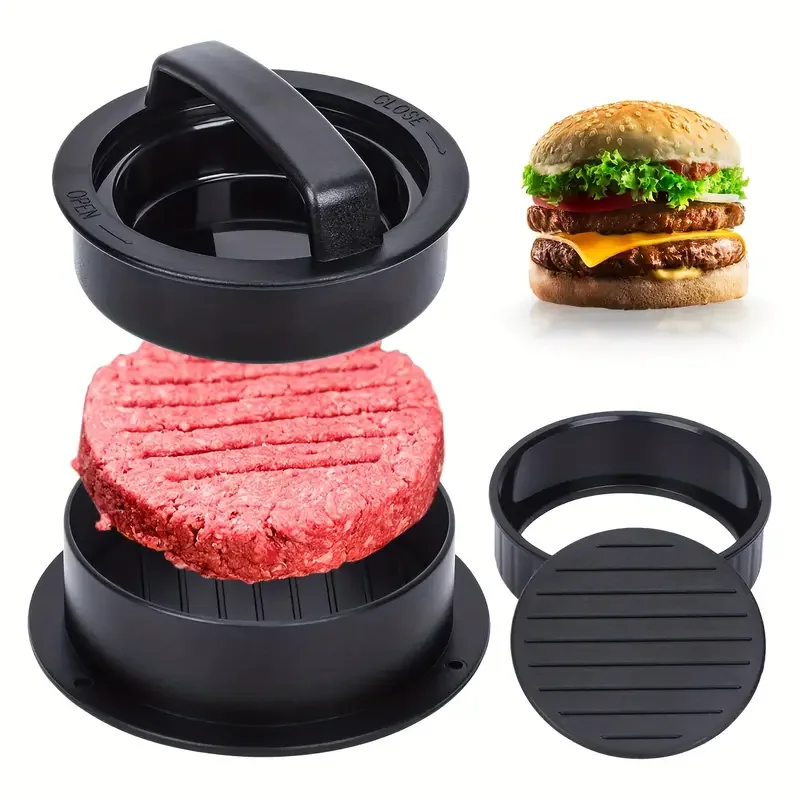 Burger Press Mold & Patty Press Maker -3 in 1 stuffed hamburger patty maker Perfect for Beef,Chicken Patties-Kitchen Press Tool
Burger Press Mold & Patty Press Maker -3 in 1 stuffed hamburger patty maker Perfect for Beef,Chicken Patties-Kitchen Press Tool