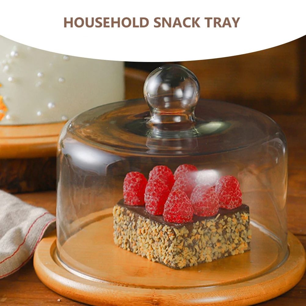 Cake Display Tray 210mm Glass Bamboo Dessert Plate Snack Food Presentation Pastry Bread Kitchen Bar Storage Dust Proof Fly
Cake Display Tray 210mm Glass Bamboo Dessert Plate Snack Food Presentation Pastry Bread Kitchen Bar Storage Dust Proof Fly