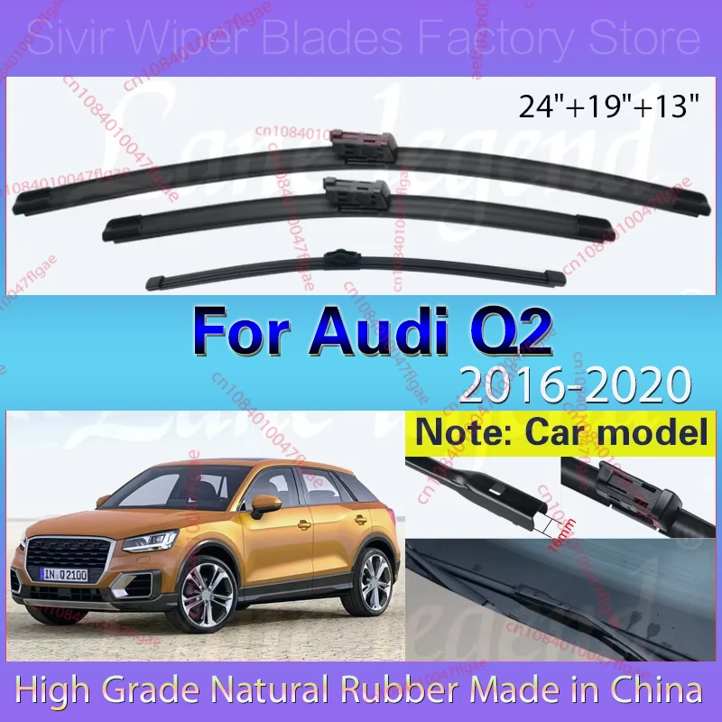 3pcs For Audi Q2 2016 2017 2018 2019 2020 Wiper Front Rear Wiper Blades Windshield Windscreen Window Car Accessories 24"+19"+13"
3pcs For Audi Q2 2016 2017 2018 2019 2020 Wiper Front Rear Wiper Blades Windshield Windscreen Window Car Accessories 24"+19"+13"