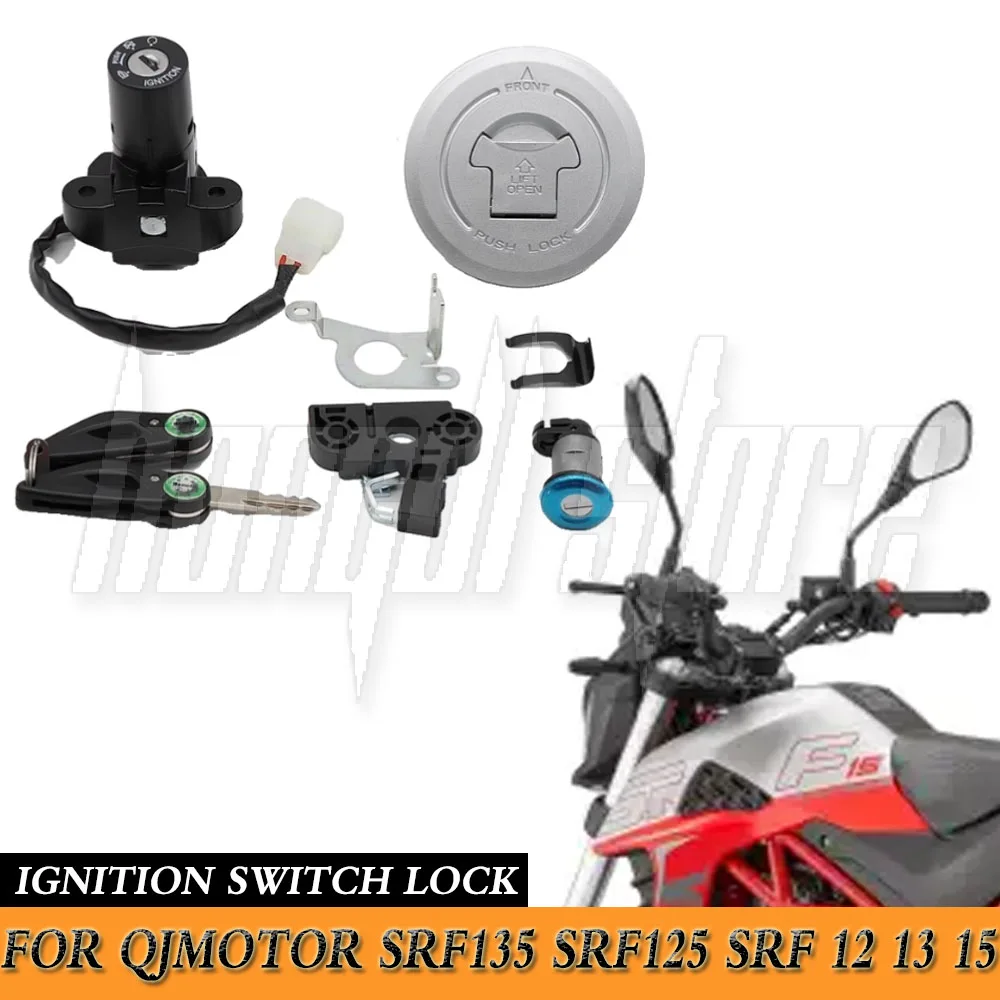 For QJMotor SRF135 SRF125 SRF 12 13 15 Motorcycle Ignition Switch Lock Key Motorcycle Lgnition Switch Key Fuel Tank Lock Set
For QJMotor SRF135 SRF125 SRF 12 13 15 Motorcycle Ignition Switch Lock Key Motorcycle Lgnition Switch Key Fuel Tank Lock Set