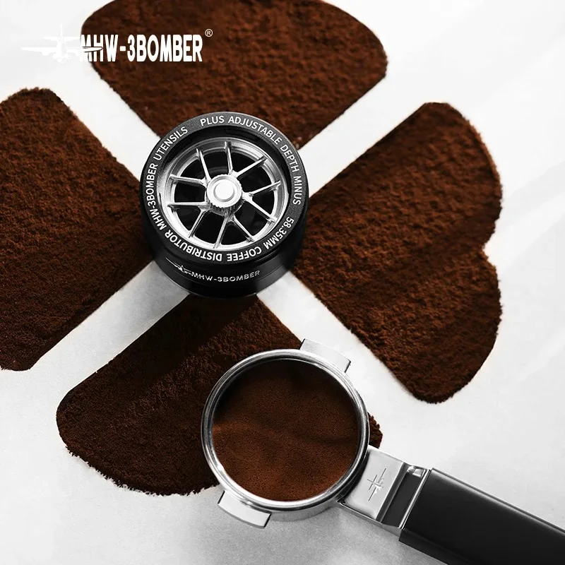 MHW-3BOMBER Coffee Distributor Adjustable Depth Distribution Tool Espresso Leveler Tool for 58mm Portafilter Coffee Accessories
MHW-3BOMBER Coffee Distributor Adjustable Depth Distribution Tool Espresso Leveler Tool for 58mm Portafilter Coffee Accessories