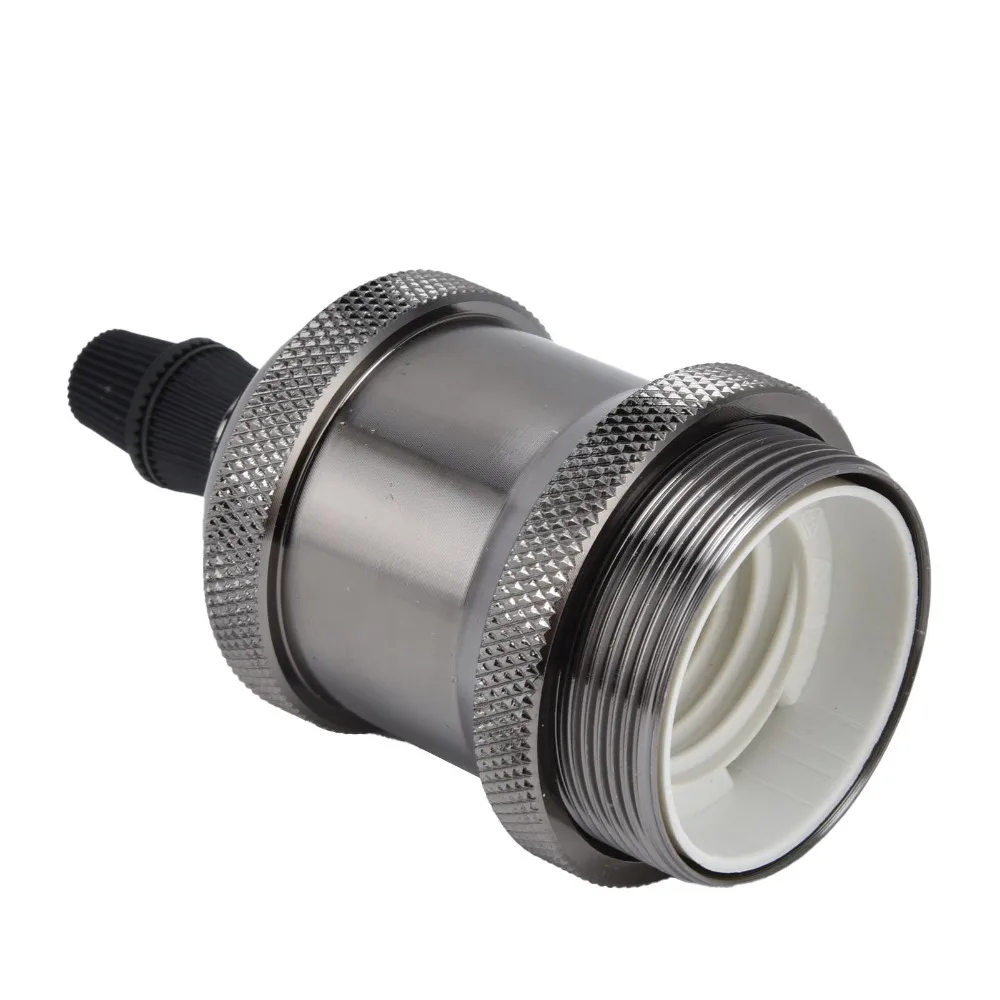 4PCS Elegant E26 Vintage Lamp Socket Pearl Black E27 Bulb Socket Aluminum Pendant Bulb Socket DIY Lighting
4PCS Elegant E26 Vintage Lamp Socket Pearl Black E27 Bulb Socket Aluminum Pendant Bulb Socket DIY Lighting