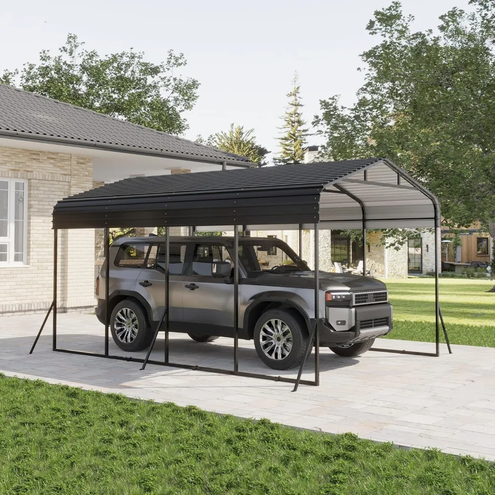 12x20 FT Metal Carport, Garage with Updated Frame Structure, Galvanized Steel Roof and Enhanced Base Canopy, Metal Garage Car Sh
12x20 FT Metal Carport, Garage with Updated Frame Structure, Galvanized Steel Roof and Enhanced Base Canopy, Metal Garage Car Sh