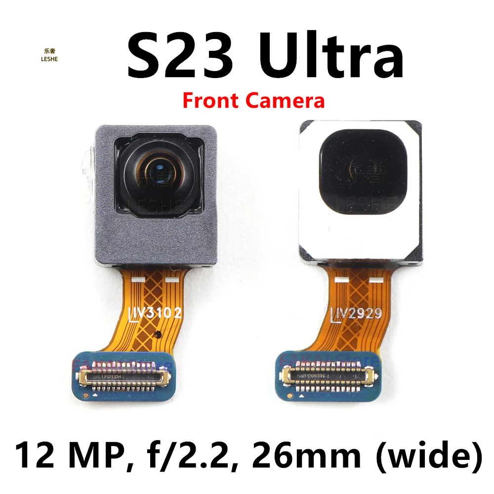 12-мегапиксельная передняя камера для Samsung Galaxy S23 Plus Ultra S911 S916 S918, верхняя передняя камера для селфи, запасная часть, замена
12-мегапиксельная передняя камера для Samsung Galaxy S23 Plus Ultra S911 S916 S918, верхняя передняя камера для селфи, запасная часть, замена
