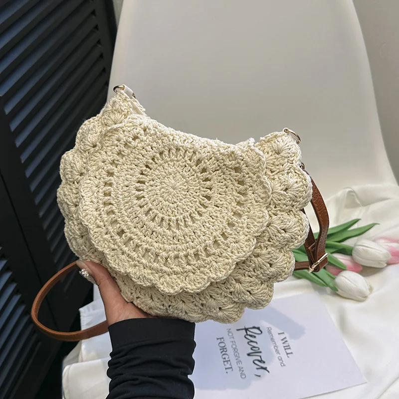 Crossbody Bags for Women Cotton Thread Woven Bag Hollowed Out Grass Woven Bag Vacation Summer Beach Bag Purse and Handbags Сумка
Crossbody Bags for Women Cotton Thread Woven Bag Hollowed Out Grass Woven Bag Vacation Summer Beach Bag Purse and Handbags Сумка