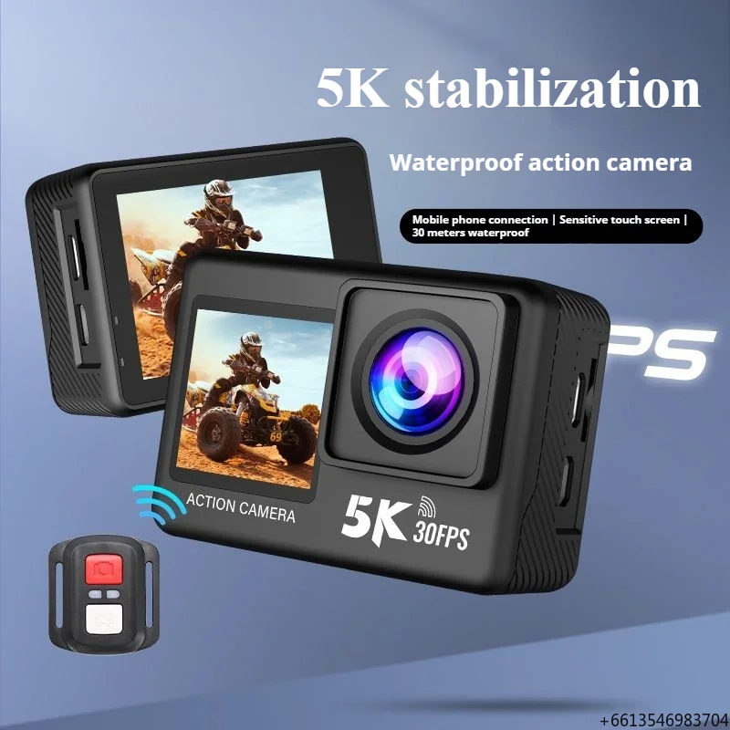 High 4K WiFi Waterproof Action Camera 20 MP Sport Recorder Noise Cancellation for Motorcycle Use MicroSD CMOS Imaging Sensor
High 4K WiFi Waterproof Action Camera 20 MP Sport Recorder Noise Cancellation for Motorcycle Use MicroSD CMOS Imaging Sensor