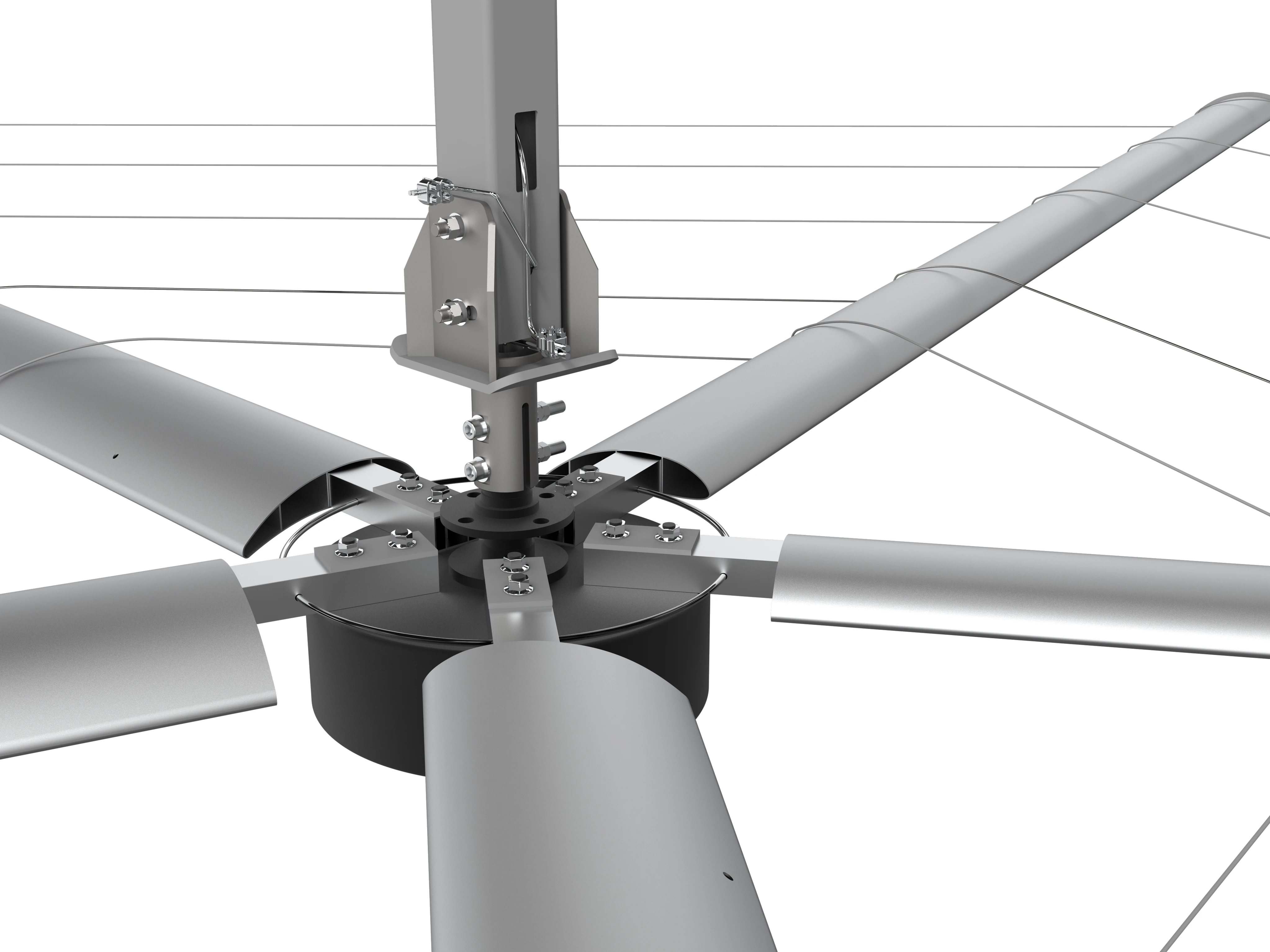 Area Covered 855m2 Airflow 11500M3/H Rotary Speed 75r/min Industrial Ceiling Fan
Area Covered 855m2 Airflow 11500M3/H Rotary Speed 75r/min Industrial Ceiling Fan