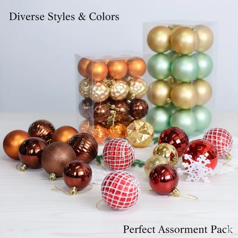 Party DIY Gift Box Christmas Ornaments Box Set Hand-Painted Baubles Colorful Hanging Balls Tree Holiday Decoration Hang Ball Set
Party DIY Gift Box Christmas Ornaments Box Set Hand-Painted Baubles Colorful Hanging Balls Tree Holiday Decoration Hang Ball Set