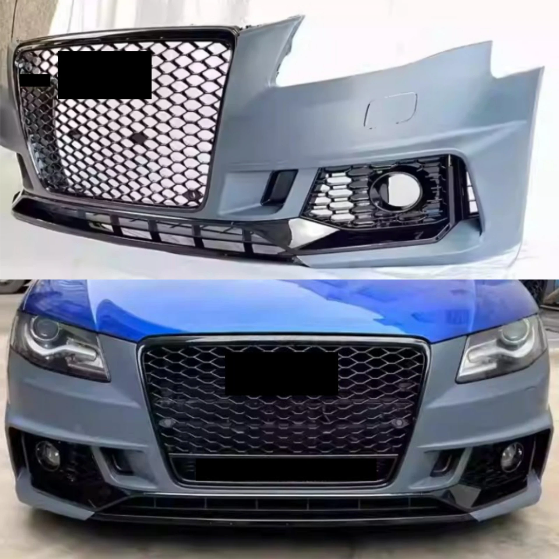 Car Front Bumper Grille Fog Lamp Frame Assembly for Audi A4 B8 09-12 Upgraded to RS4 13-16 Style Body Kit Car Accessories
Car Front Bumper Grille Fog Lamp Frame Assembly for Audi A4 B8 09-12 Upgraded to RS4 13-16 Style Body Kit Car Accessories
