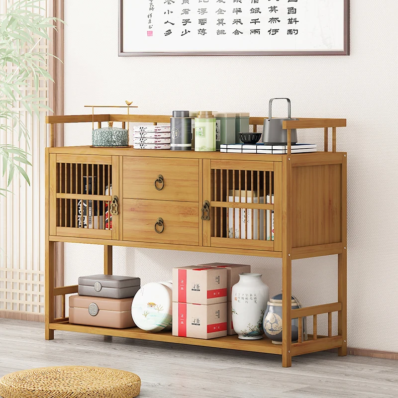Tea Cabinet Household Multi-Functional Sideboard Storage Wine Cabinet Living Room Wall Cabinet Solid Wood
Tea Cabinet Household Multi-Functional Sideboard Storage Wine Cabinet Living Room Wall Cabinet Solid Wood
