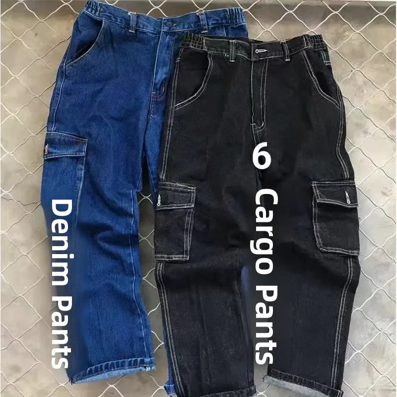 Thiened Denim Workwear Men's Loose Fit Multi-ket Resistant to Wear And Dirt Welding Auto Repair Labor Protectio...
Thiened Denim Workwear Men's Loose Fit Multi-ket Resistant to Wear And Dirt Welding Auto Repair Labor Protectio...