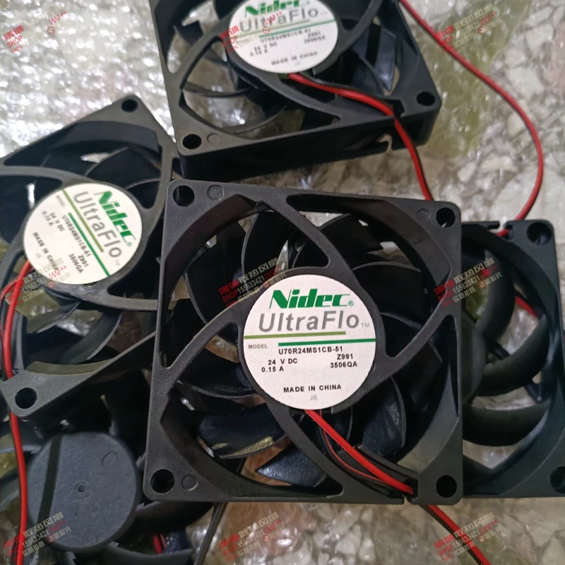 Nidec U70R24MS1CB-51 DC 24 В 0,15 А 70x70x15 мм 2-проводной охлаждающий вентилятор
Nidec U70R24MS1CB-51 DC 24 В 0,15 А 70x70x15 мм 2-проводной охлаждающий вентилятор