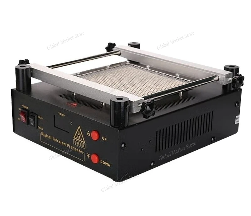 853 preheating platform, BGA rework station, 500℃ digital infrared heating platform, preheating soldering station Infrared
853 preheating platform, BGA rework station, 500℃ digital infrared heating platform, preheating soldering station Infrared