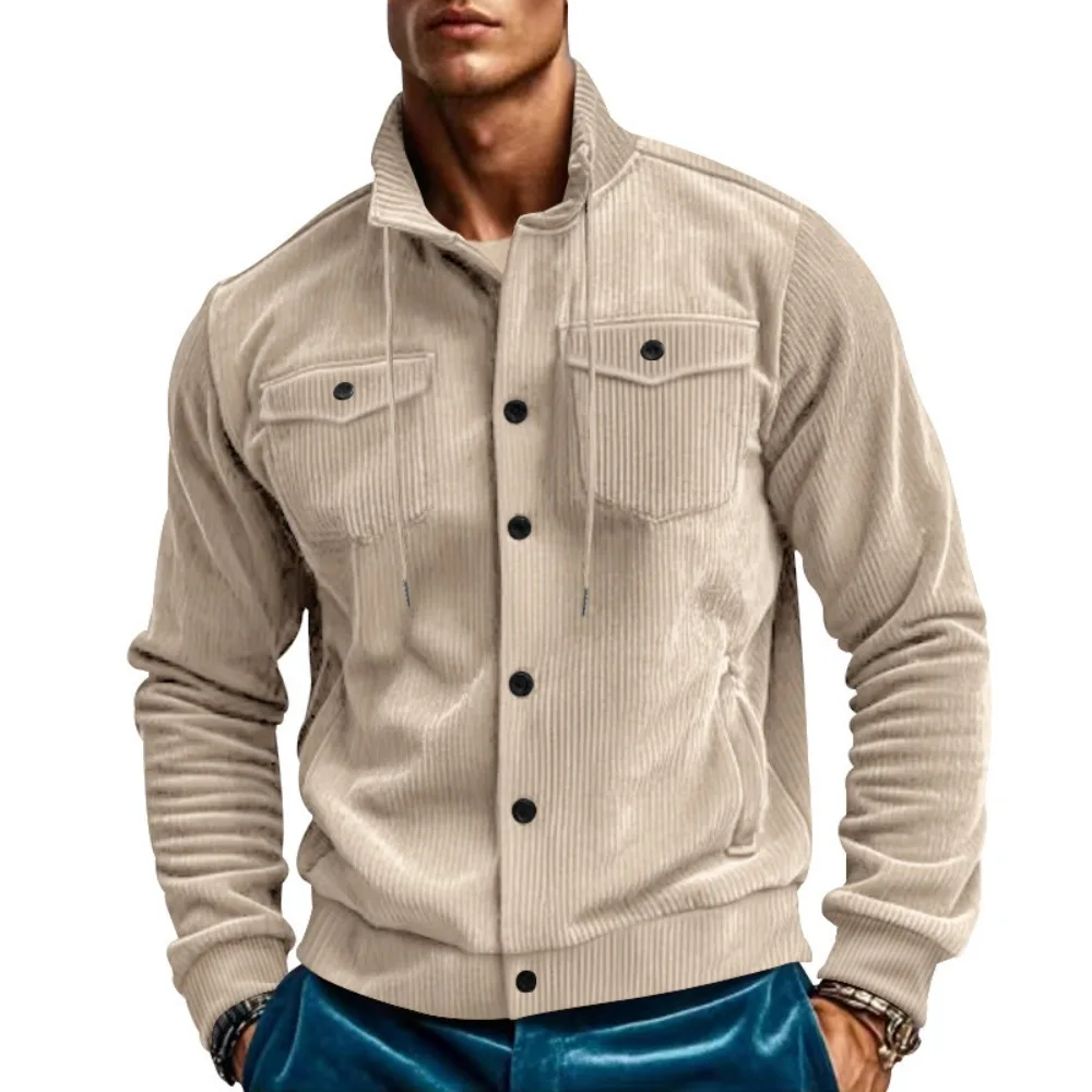 Autumn and Winter Jacket Men Corduroy Lapel Jacket Men New American Retro Multi-pocket Work Jacket
Autumn and Winter Jacket Men Corduroy Lapel Jacket Men New American Retro Multi-pocket Work Jacket