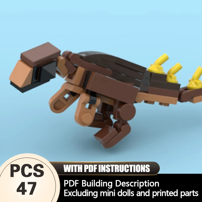 Creators Animal Series Model MOC Building Bricks Armored Brown Dinosaur Modular Technology Gifts Holiday Assemble Children Toys
Creators Animal Series Model MOC Building Bricks Armored Brown Dinosaur Modular Technology Gifts Holiday Assemble Children Toys