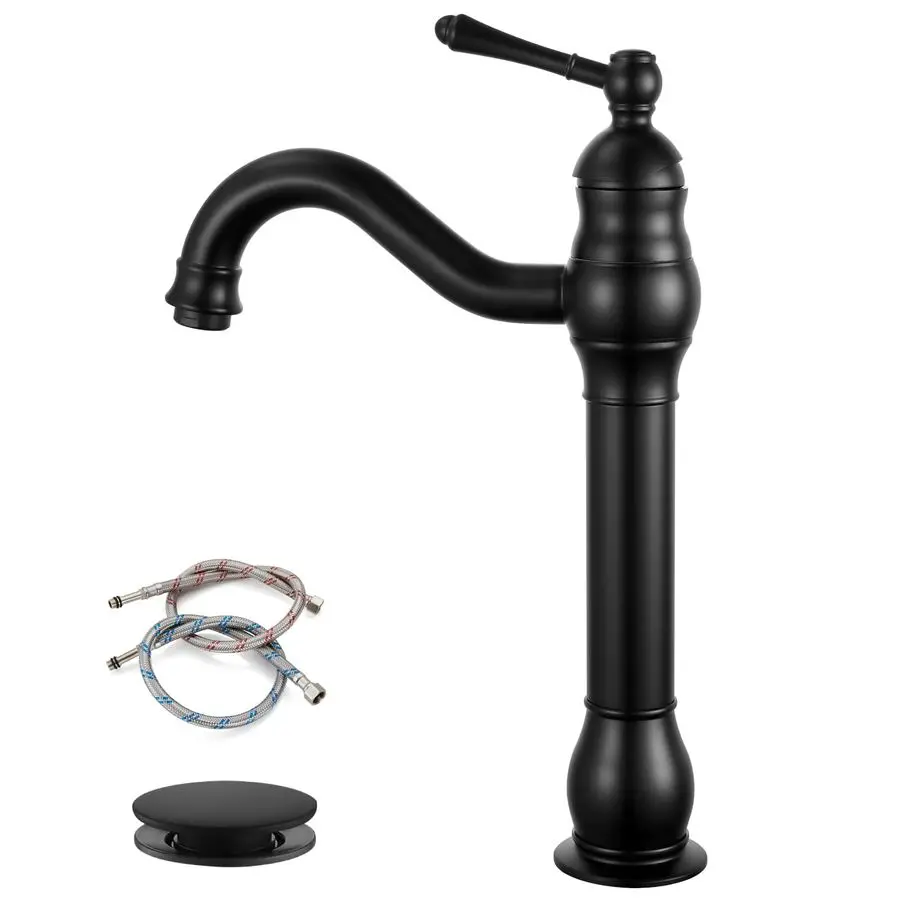 Vessel Sink Faucet 360 Swivel Spout Single Handle Tall Bathroom Faucet 1 Hole Farmhouse Lavatory Washbasin Mixer Tap Matching Su
Vessel Sink Faucet 360 Swivel Spout Single Handle Tall Bathroom Faucet 1 Hole Farmhouse Lavatory Washbasin Mixer Tap Matching Su