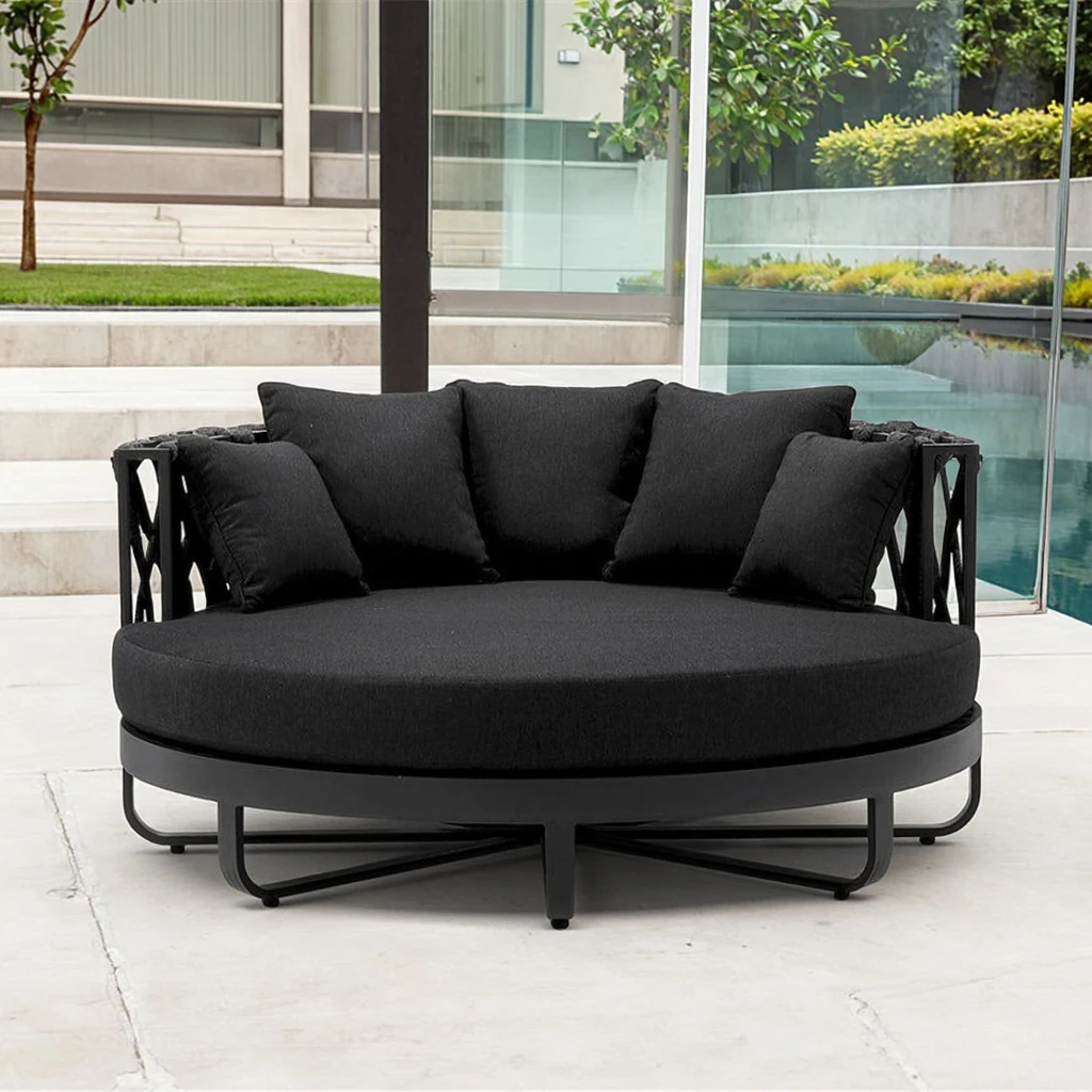 Elegant Modern Three Seat Outdoor Sofa Set Comfortable Cushions Aluminum Frame Patio Terrace Courtyard Dining Living Room
Elegant Modern Three Seat Outdoor Sofa Set Comfortable Cushions Aluminum Frame Patio Terrace Courtyard Dining Living Room