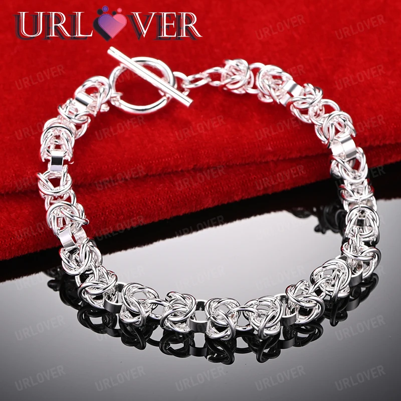 New 925 Sterling Silver Dragon Bone Chain Bracelets Lady Party Wedding Accessories Men's Trend Gift Fashion Design Jewelry
New 925 Sterling Silver Dragon Bone Chain Bracelets Lady Party Wedding Accessories Men's Trend Gift Fashion Design Jewelry