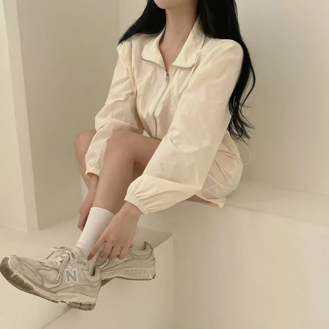 Spring 2026 Chic Long Sleeve Sun Protection Collar Women's Outerwear with High Waist Skirt Fashionable Two-Piece Set
Spring 2026 Chic Long Sleeve Sun Protection Collar Women's Outerwear with High Waist Skirt Fashionable Two-Piece Set
