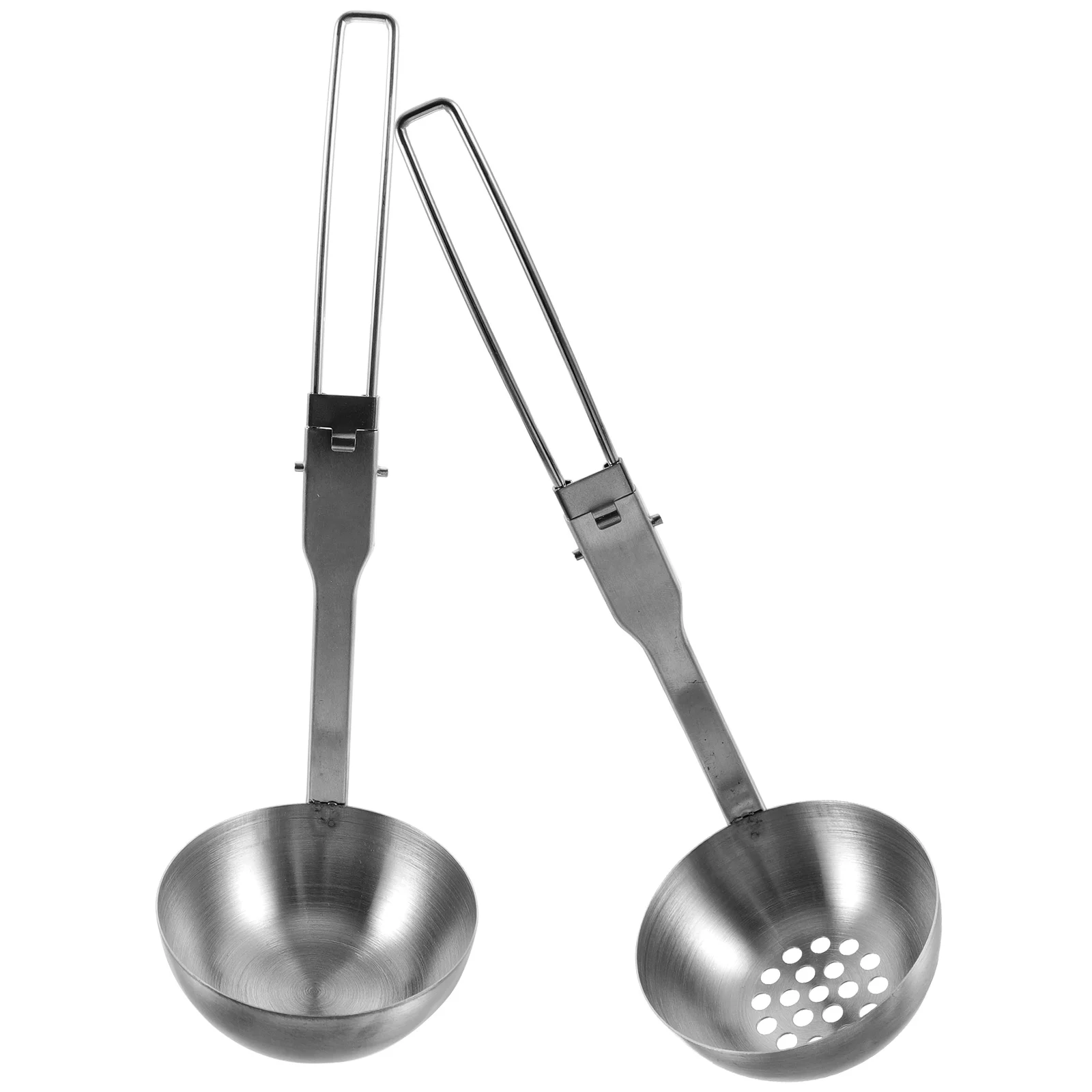 2 Pcs Folding Soup Spoon Outdoor Scoop Portable Stainless Steel Tableware Camping Cutlery
2 Pcs Folding Soup Spoon Outdoor Scoop Portable Stainless Steel Tableware Camping Cutlery