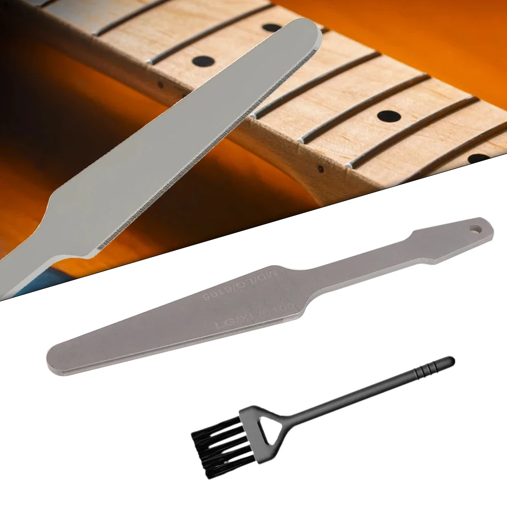 1PC Guitar Repair & Sanding Tools Fret File For Grinding Crowning File Luthier Tool Double-Sided Fret Leveling Tool Guitar Tools