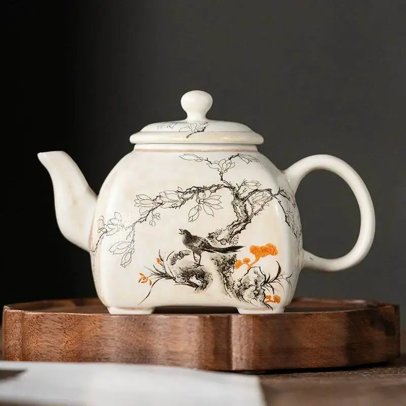 Delightful Four Sided Soda Glaze Ceramic For Kung Fu Tea Large Household Tea Set With Teapot And Teacups
Delightful Four Sided Soda Glaze Ceramic For Kung Fu Tea Large Household Tea Set With Teapot And Teacups