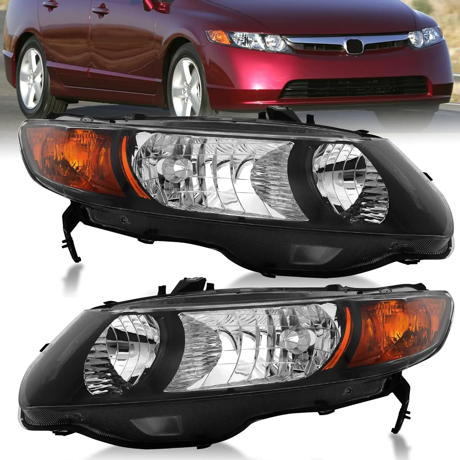 Фара в сборе подходит для Honda Civic 2-Door 2006 2007 2008 2009 2010 2011 06 07 08 09 10 11 Honda Civic 2006-2011 гг. (черный Housi
Фара в сборе подходит для Honda Civic 2-Door 2006 2007 2008 2009 2010 2011 06 07 08 09 10 11 Honda Civic 2006-2011 гг. (черный Housi