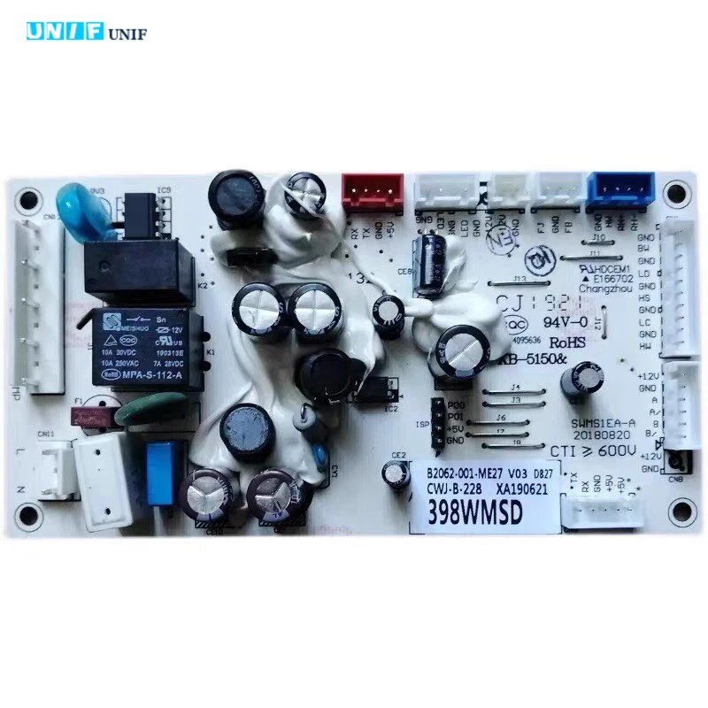Complete Control Board B2062-001-Me27 for Skyworth Yunmi Bcd-398Wmsd Refrigerator
Complete Control Board B2062-001-Me27 for Skyworth Yunmi Bcd-398Wmsd Refrigerator