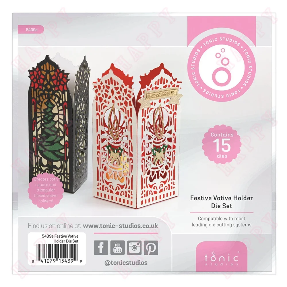 Metal Cutting Dies Stencil For DIY Cut Die Scrapbooking Album Embossing Paper Card Embossing Festive Votive Holder Create & Make
Metal Cutting Dies Stencil For DIY Cut Die Scrapbooking Album Embossing Paper Card Embossing Festive Votive Holder Create & Make