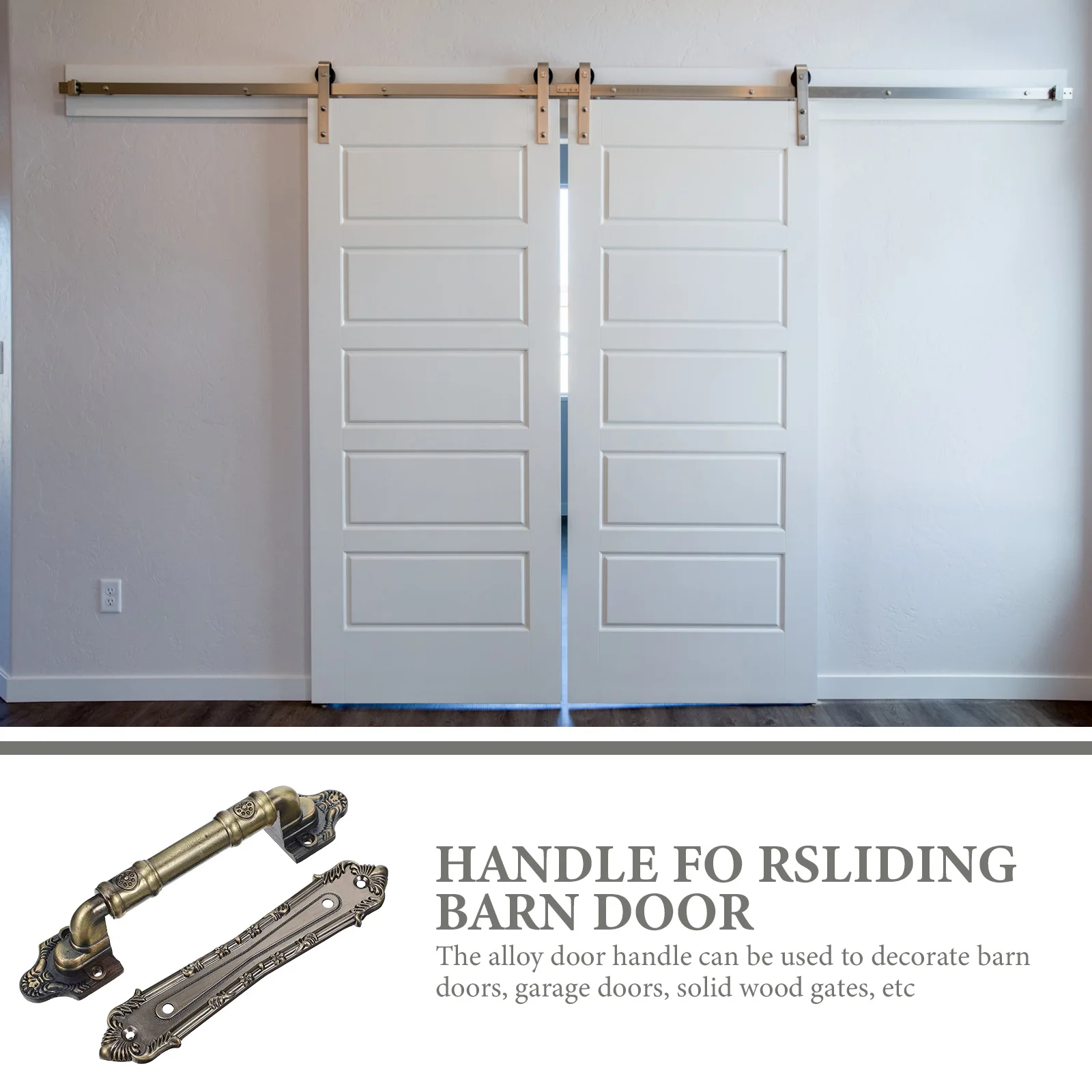 1 Set Of Sliding Barn Handle Stainless Steel Pull For Garage Gate Wood Door Metal Alloy Handle Sliding Door Handles Cabinet Pull
1 Set Of Sliding Barn Handle Stainless Steel Pull For Garage Gate Wood Door Metal Alloy Handle Sliding Door Handles Cabinet Pull