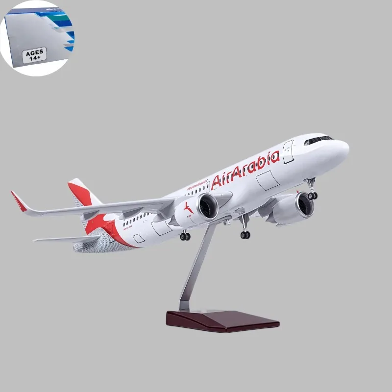 1/80 Scale 47 cm Arabia Airlines Airbus A320 Neo with Lighting and Wheels Die-cast Resin Aircraft Model Collectible Display Item
1/80 Scale 47 cm Arabia Airlines Airbus A320 Neo with Lighting and Wheels Die-cast Resin Aircraft Model Collectible Display Item